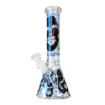 GLOW IN THE DARK - BLUE GORILLA TRIPLE THICK BONG 25cm - acquista online su Hemport