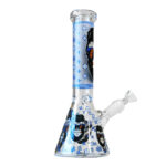 GLOW IN THE DARK - BLUE GORILLA TRIPLE THICK BONG 25cm - acquista online su Hemport