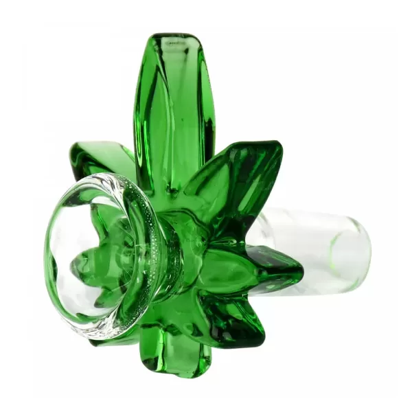 BRACIERE GREEN HEMP LEAF GLASS