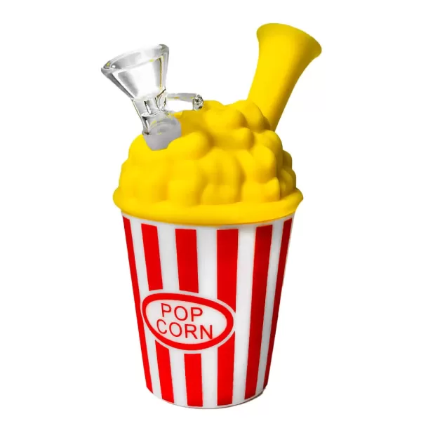 BONG IN SILICONE - POP CORN 15cm