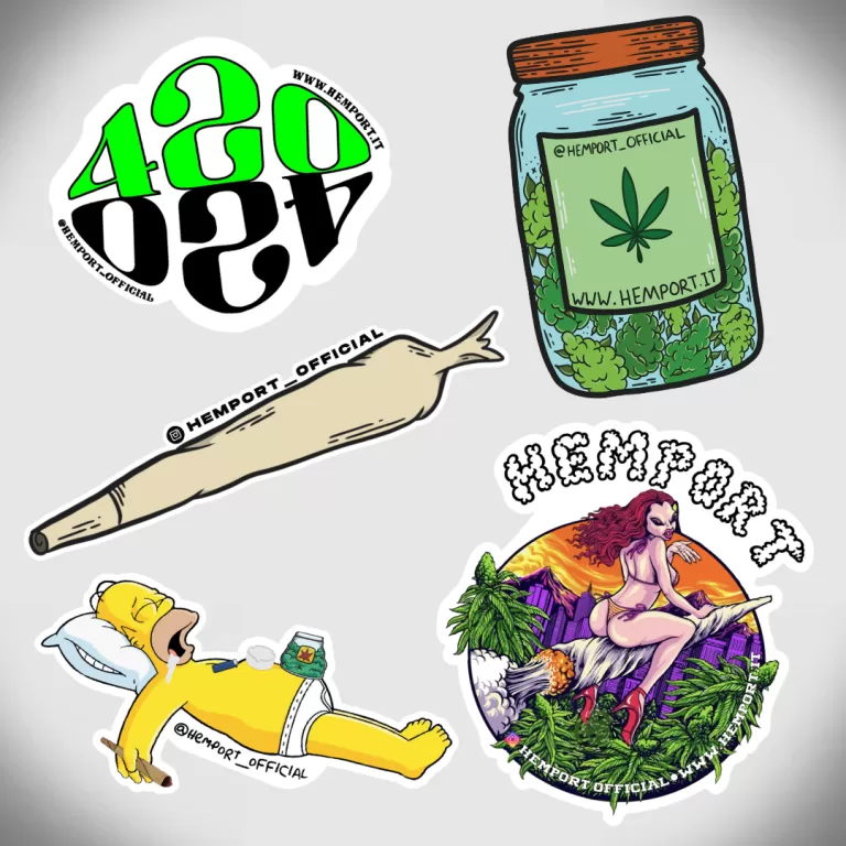 STICKERS HEMPORT - acquista online su Hemport