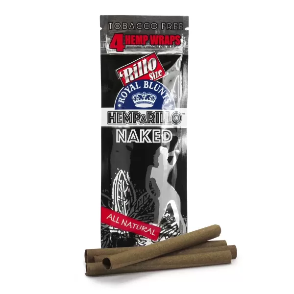 HEMPARILLO HEMP WRAPES - NAKED X4 BLUNT
