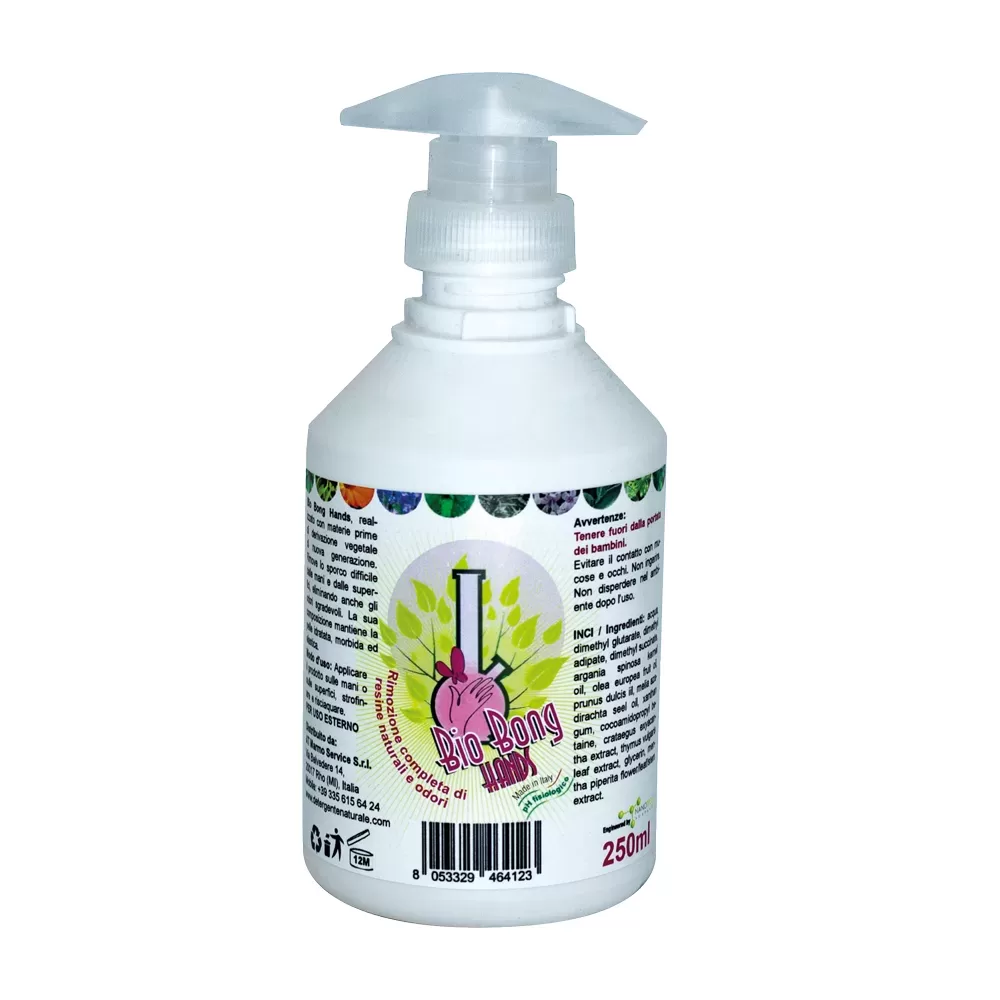 hands_biobong_indoorline HEMP NANOTECH - DETERGENTE MANI E RESINE | 250ml - acquista online su Hemport