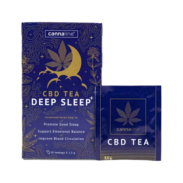 CANNALINE | CBD TEA DEEP SLEEP - BOX 20 BUSTINE