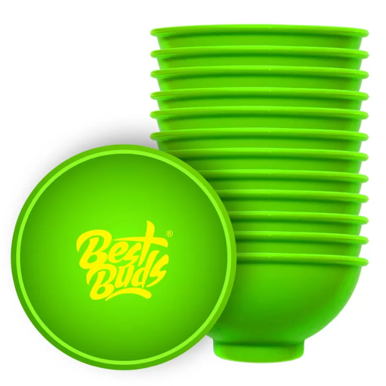 MISTIERA IN SILICONE - BEST BUDS - VERDE/GIALLO - acquista online su Hemport