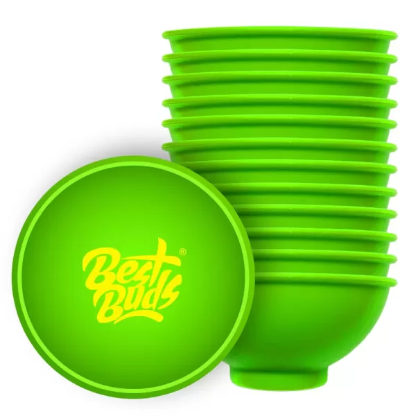 MISTIERA IN SILICONE - BEST BUDS - VERDE/GIALLO