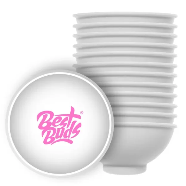 MISTIERA IN SILICONE - BEST BUDS - BIANCO/ROSA