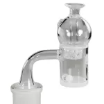 BANGER IN QUARZO CON CARB CAP E TERP PEARLS | 14mm MASCHIO - acquista online su Hemport