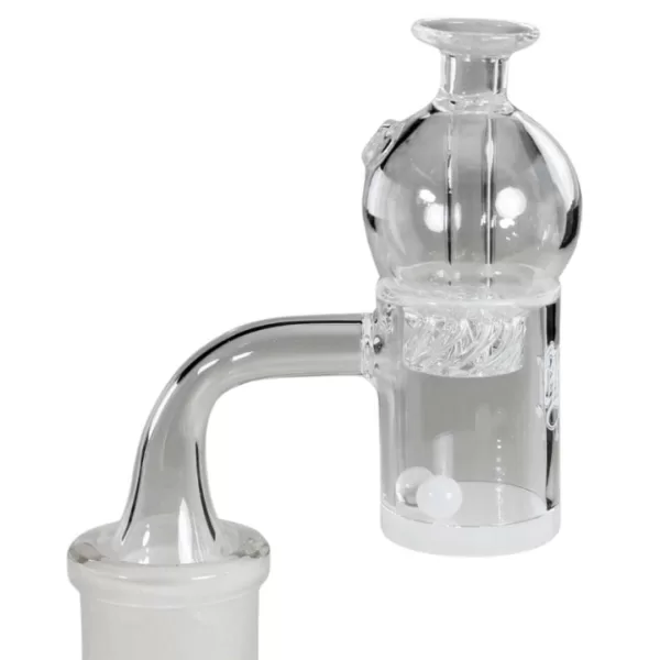 BANGER IN QUARZO CON CARB CAP E TERP PEARLS | 14mm MASCHIO