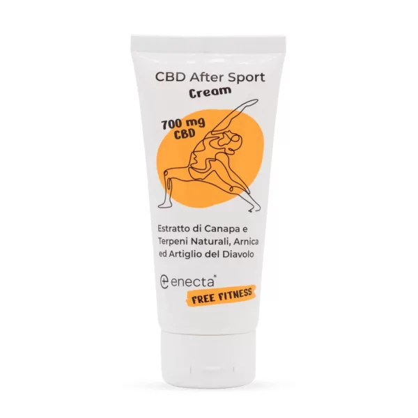 ENECTA | CREMA AFTER SPORT CON ARNICA E CANNABIDIOLO - 700mg CBD | 100ml