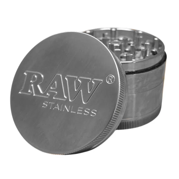 RAW STAINLESS STEEL GRINDER 4 PARTI