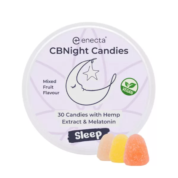 ENECTA CBNIGHT CANDIES - CARAMELLE AL CBD E MELATONINA (30pz)